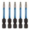 Draper 05649 TX-Star Impact Screwdriver Bits, T10 x 50mm (Pack