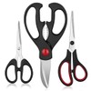 Kitchen Shears Set - QtoiKce Kitchen Scissors 3 Pack All