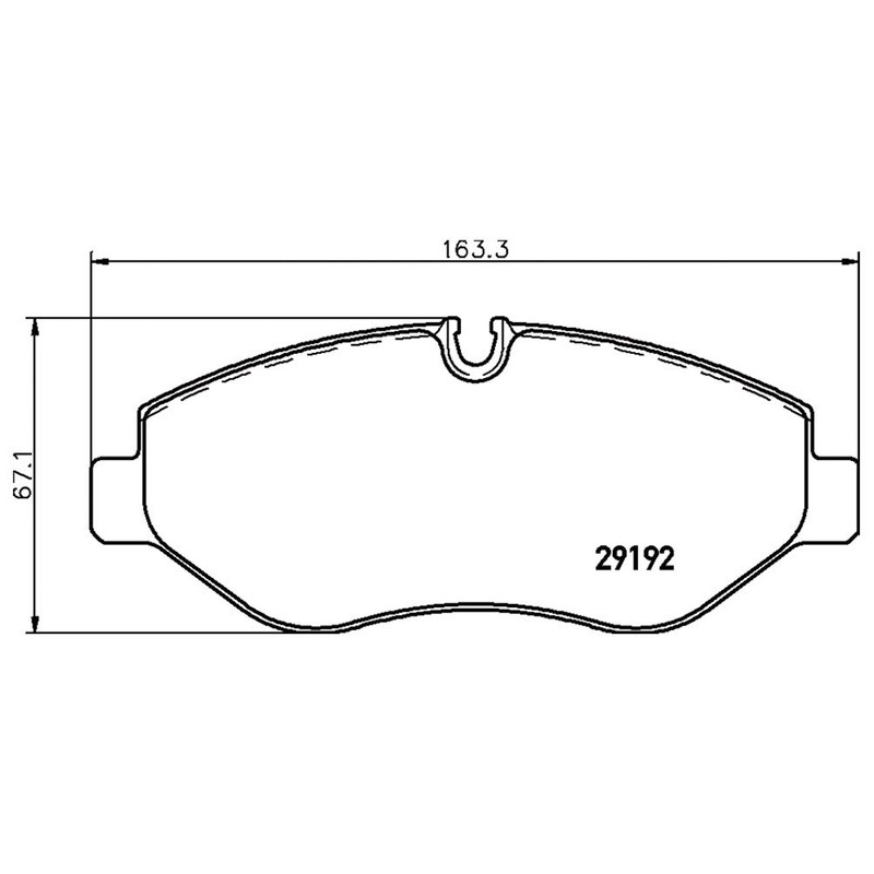 HELLA PAGID 355005521 Disc Brake Pad Set