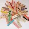 ANCLLO 100Pcs 3.5cm/1.38in Colorful Painted Wood Clothespin for Photo Clips