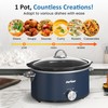 SUNVIVIPRO 3QT Slow Cooker, Small Crock with 3 Heating Settings