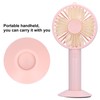Handheld Electric Fan 4‑Blade 3‑Speed Adjustable USB Rechargeable Cooling Tool