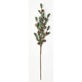 Worth Imports 30" ICY Pine and Cone, Set of 3 Spray, Multicolor