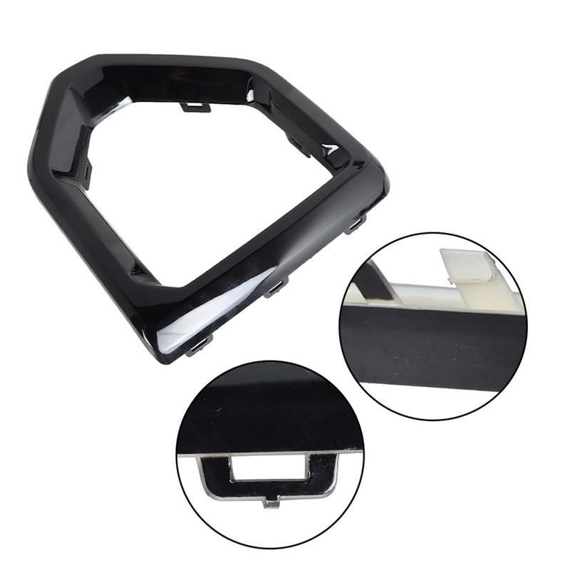 WFLNHB 2Pcs Front Bumper Fog Light Outer Bezel Replacement for