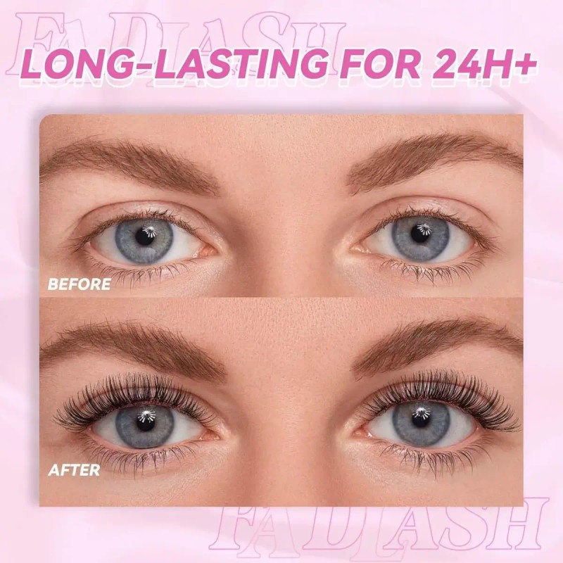 4 Pares Pestañas Postizas Magnéticas Kit Con Clip 3d De