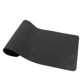 Unlorspy Black Car Dashboard Anti-Slip Mat, 27 x 15 cm Universal PVC Non-Slip Pad for Car Dash Accessories (Medium Size/Non-Adhesive/Car Texture)