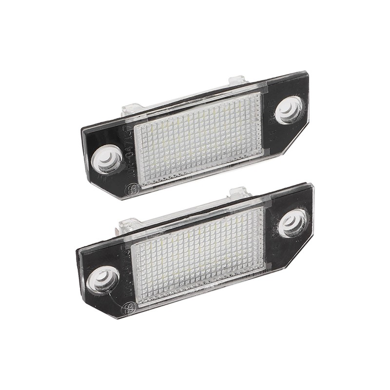 Pair LED Licence Plate Light Anti Rear End Collision Replacement