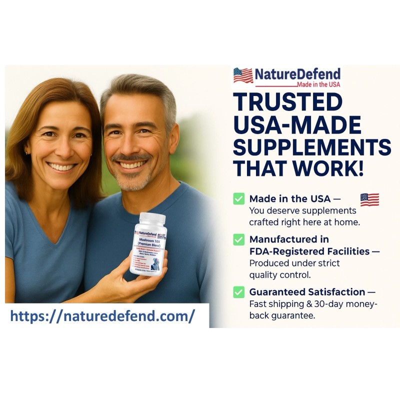 NatureDefend Eye Health Support – Vision Blend – USA Made