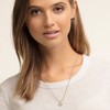 Thomas Sabo Damen-Kette Choker Herz Anhänger 925 Sterling Silber beige