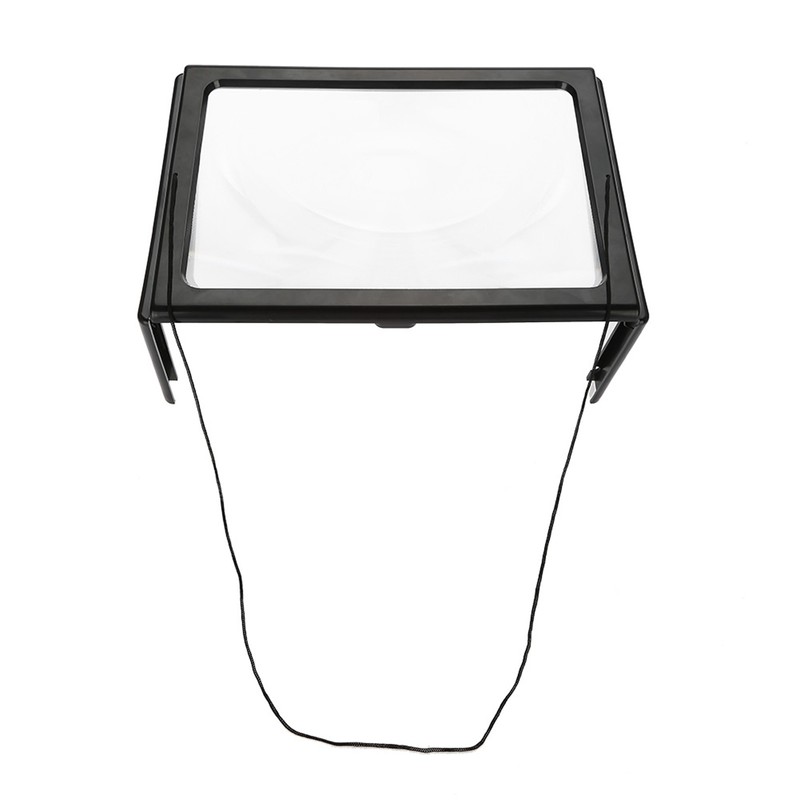 Foldable Ultrathin A4 Full Page Magnifying Glass with 3X Magnifier