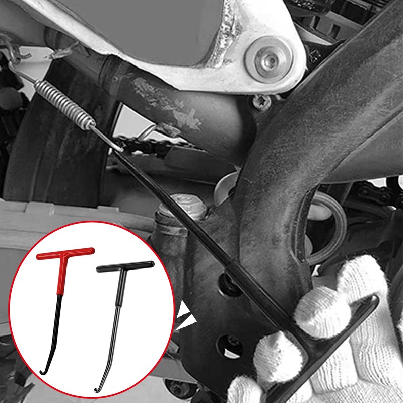 Exhaust Spring Puller Tool Motorcycle Exhaust Spring Hooks, T Shaped
