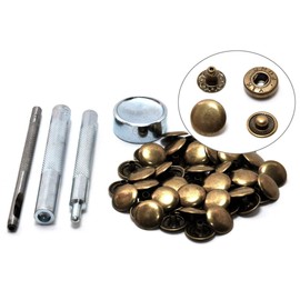 StarPG Basic Spring Hook 0.5 inch (12 mm) Gold Konkobi Antique Gold, 100 Pairs (With Hats)