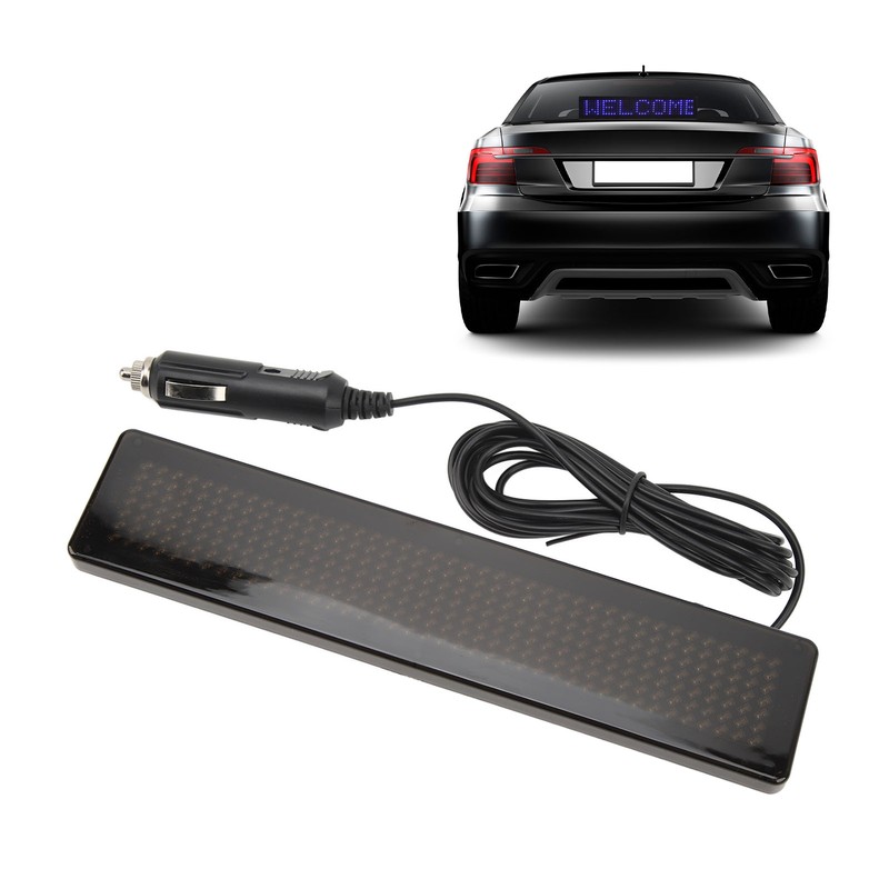 LED Car Sign Remote Control Programmable Advertising LED Sign Screen