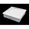 Plastic Pyramid 4x4 True(100 mm) Fence Post (1, White)