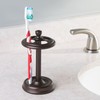 iDesign Metal Toothbrush Holder - Bathroom Cup for Bathroom Organization,