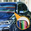 xigua Mexican Serape Blanket Stripes Car Windshield Sun Shade Automotive