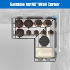UUlioyer Corner Shower Caddy 3-Pack, Shower Shelf No Drilling, Bathroom
