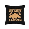 Dino Nugget Pillow Chicken Nugget Costume Dinosaur Nugget Throw Pillow