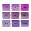 Talens Pantone Marker Set of 9 Purple Dual Tip Pen