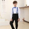 Kajeer Kids Suspender Bowtie Necktie Sets - Adjustable Elastic Classic