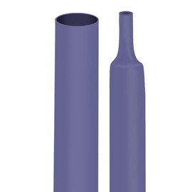 XHF 3/4 inch (19mm) 3:1 Waterproof Purple Heat Shrink Tubing Marine Grade Wire Cable Adhesive Lined Tube Insulation Seal Against Moisture Corrosion and Air Leakage, 4 Ft