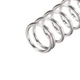sourcing map Compression Spring 304 Stainless Steel Compression Springs Spiral Spring Steel Spring 5 mm Outer Diameter 0.5 mm Wire Diameter 5.5 mm Compressed Length 10 mm Length 7.8N Load Capacity