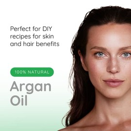 Aceite de argán puro (15 onzas) | Utilizado para productos de belleza y salud, aceite para el cabello, crema para labios, tratamiento para el cabello y productos para el cuidado de la piel | Contenedor resellable