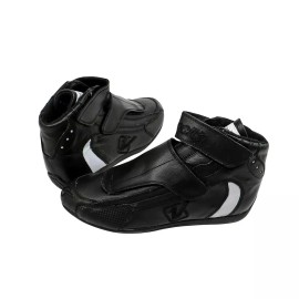 Velocita Sprint SB07 Safety Driving Racing Shoes SFI Leather/Nomex Black Size 7