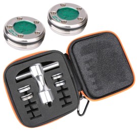 OGECLF 4pcs/set Green Lucky Clover Golf Weights Kit for Titleist Scotty Cameron Newport, Phantom, Futura, GoLo, California Putters (2x25g 2x30g)