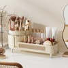 Rotating Makeup Organizer Countertop,Large Capacity Makeup Organizers for Vanity,2 in
