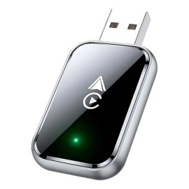 Adaptador Inalámbrico USB CarPlay Android Auto iHogco 2 en 1 WiFi Bluetooth