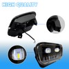 LED&DRL Fog Lights Compatible with 2009-2012 Dodge Ram 1500 2010-2018