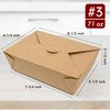 EcoDispose Kraft Paper Fold To Go Containers, Microwaveable Leak and