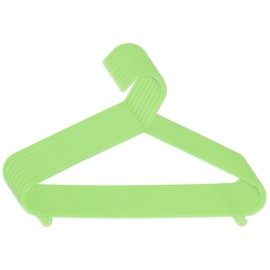 Bieco clothes hanger children 8 pieces green | Length approx. 30 cm Baby hanger | Plastic hanger children baby | Baby Organizer For Wardrobe | Baby hanger | Baby clothes hangers