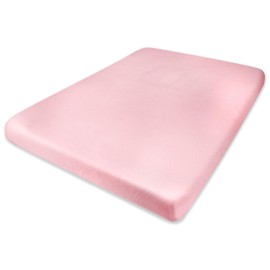 HonestBaby Organic Cotton Mini Crib Sheet, Pink, One Size