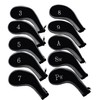 Iron Cover Set of 10 Cushion Material Zipper Type Embroidered Golf