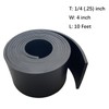 Thick Solid Rubber Strips, Sheet, Rolls 1/4 (.25)" Thick X