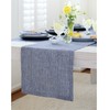 Solino Home Linen Table Runner 90 Inches Long – 100%