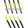 PANDARUS 34inch 8MM Bow Fishing Hunting Arrows Archery Fiberglass Arrows