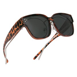 Xolixorium Polarised Over-Glasses Sunglasses - UV400 Wrap Around Fit Over Shades for Men and Women, Ideal for Driving and Outdoor Activities