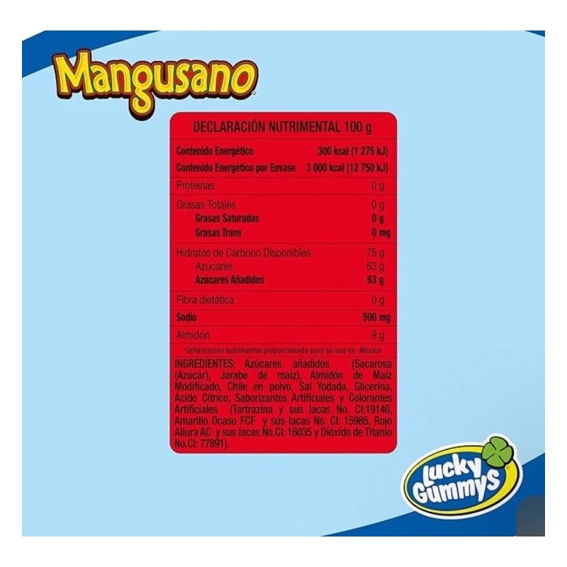 CUANDA S.A. DE C.V. 2 PACK LUCKY GUMMYS - MEXICAN