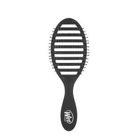Wet Brush Speed Dry Hair Brush, Black, Vented Design & Soft HeatFlex Bristles, Blow Dry Safe, Ergonomic Handle Manages Tangles & Uncontrollable Strands, Pain-Free Hair Accessories