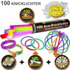 NEON FUN 100 Arm Glow Sticks | 8 Colours Mix