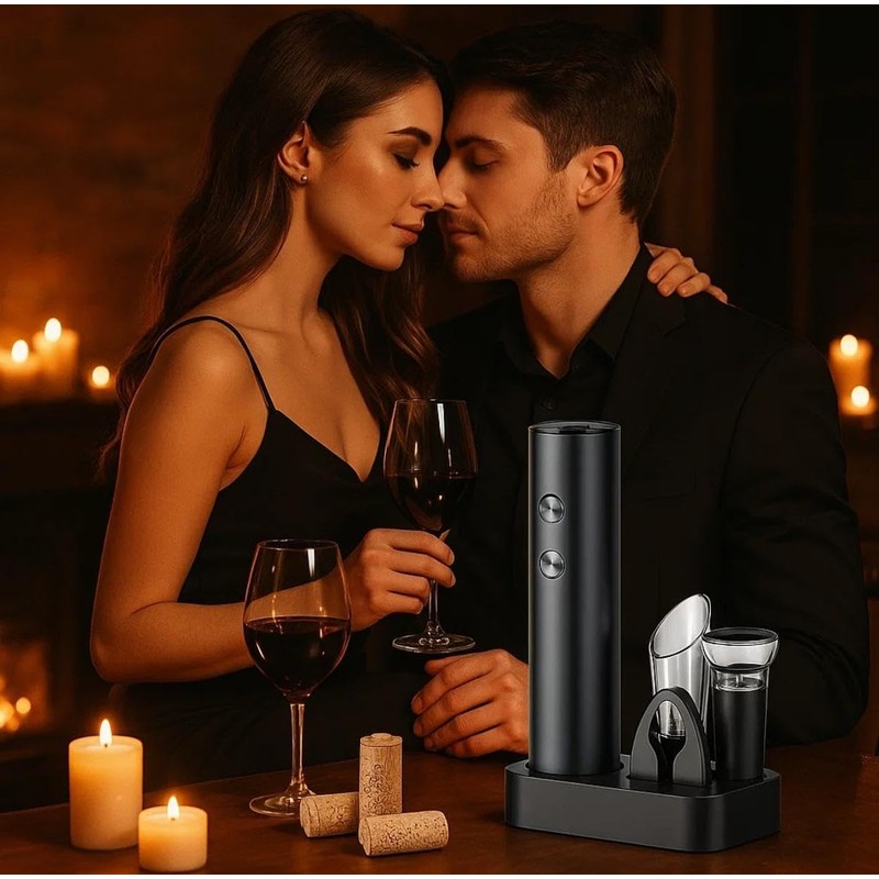 Electric Corkscrew, Electric Wine Opener, Original Gifts for Men, Father's