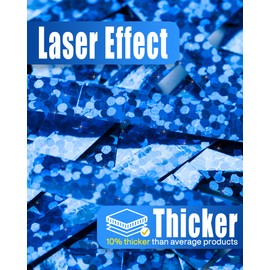 PartyWoo Blue Ribbon, 131 Yards Curling Ribbon for Balloons, Iridescent Crimped Ribbon, Shiny Curling Ribbon for Craft, Ribbon for Gift Wrapping, Wedding, Florist Flower (2 Rolls, 65.6 Yards/Roll)