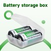 Rechargeable D Batteries 6 Pack with USB-C Charging Cable,1.5V Lithium