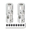 PATIKIL Rotatable Universal Steering Shaft 3mm to 4mm Inner Dia,
