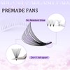 FADLASH Premade Lash Fans D Curl Premade Fans Eyelash Extensions