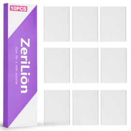 ZeriLion 10-Pack Foam Door Corner Seals, Exterior Jamb Weather Strips, Wedge Draft Stoppers for Noise Reduction and Weatherproofing