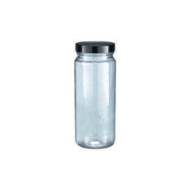 Kimble Type III Soda-Lime Glass Clear Straight-Sided Tall Wide Mouth Jars with PTFE-Faced LDPE Foam Lined Cap, Capacity 32oz (Case of 12)